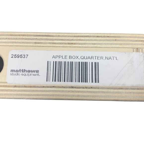 Photography Matthews Natural Wood Quarter Apple Box 12" x 2" x 20" #259537 - Picture 4 of 4